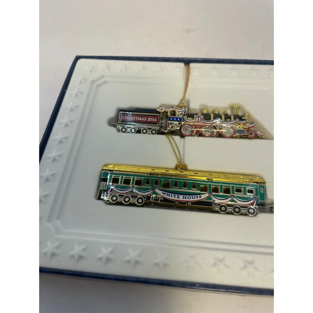 The White House Historical Association Christmas Ornament 2014 Harding Trains